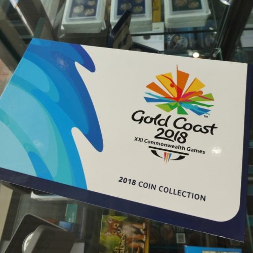 2018 Australia Gold Coast Commonwealth Games 7 Coin Collection in Folder