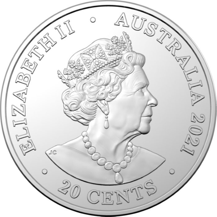 2020-2021 RAM ACDC Seven 20c Uncirculated Coloured Coin Collection - Image 11