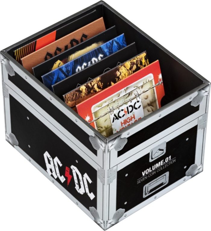 ACDC_SevenCoinCollection_Vol1_PACKAGING_lid-off 2020-2021 RAM ACDC Seven 20c Uncirculated Coloured Coin Collection