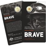 2020 Firefighters $2 'C' Mintmark Coin on Card