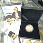 2018 UK Royal Mint £2 Silver Proof Gold Plated Coin - James Cook 250th Ann