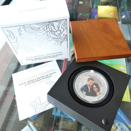 Australia 2018 Royal Wedding Henry (Prince Harry) & Meghan Markle 1oz Silver Proof Coin