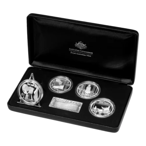 2006 Masterpieces in Silver Four-Coin Proof Set Australian Art of the 20th Century