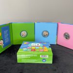 2016 50th Anniversary of Play School 50c Coloured 3 Coin Unc Box Set