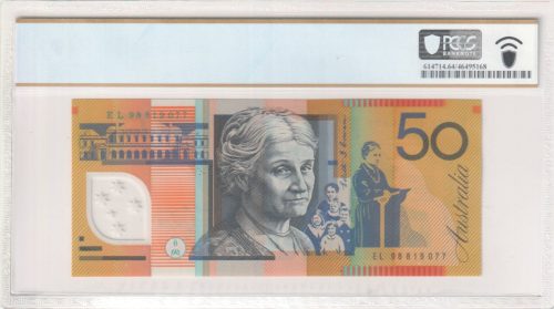 Australia 1998 $50 Macfarlane Evans BanknoteUNC CV $300 PCGS 64PPQ #5168 - Image 2
