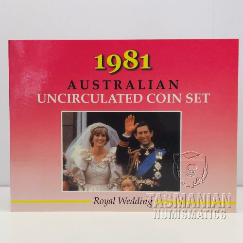 1981 Australia Uncirculated Royal Wedding Six Coin Set by Sherwood