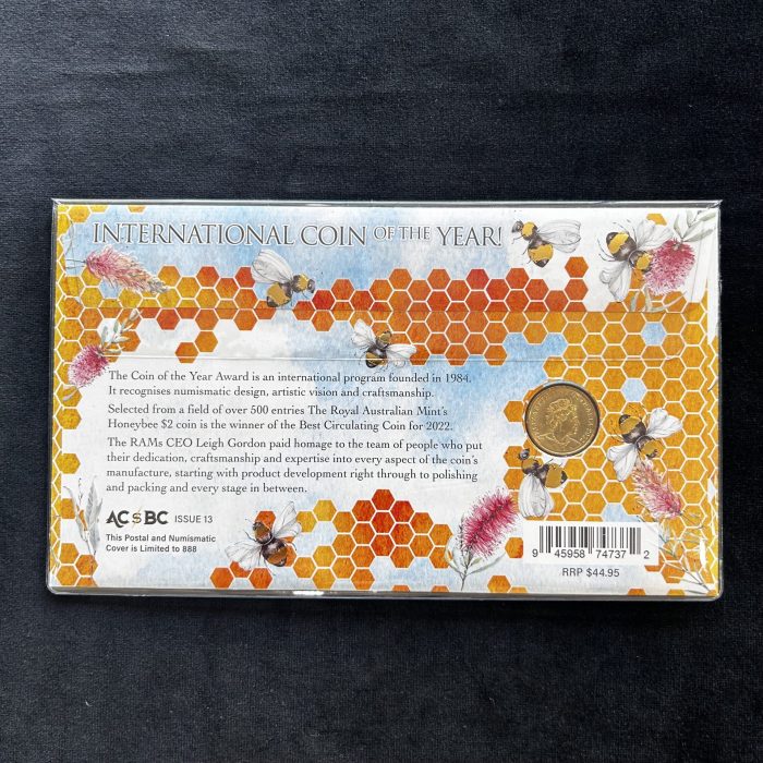 Australia 2022 Honey Bee $2 C Mintmark PNC Limited 544/888 by ACBC - Image 2