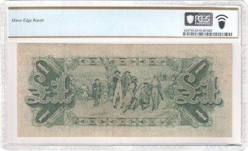 Australia 1923 Miller Collins £1 Pound Banknote R23b PCGS VF 25 #7682 - Image 2