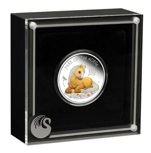 Tuvalu 2026 P Baby Year of the Horse 1/2oz Silver Proof Coloured Coin - Image 3
