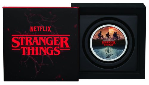 Perth Mint 2026 STRANGER THINGS The Upside Down 1oz Silver Proof Coloured Coin - Image 4