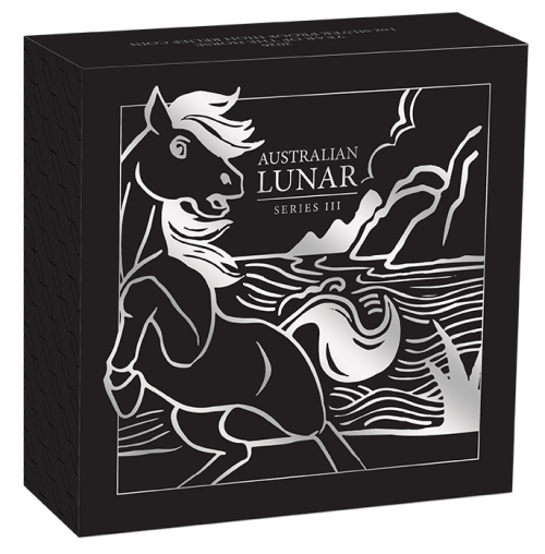 Australia 2026 P Lunar Year of the Horse 1oz Silver Proof High Relief Coin - Image 4