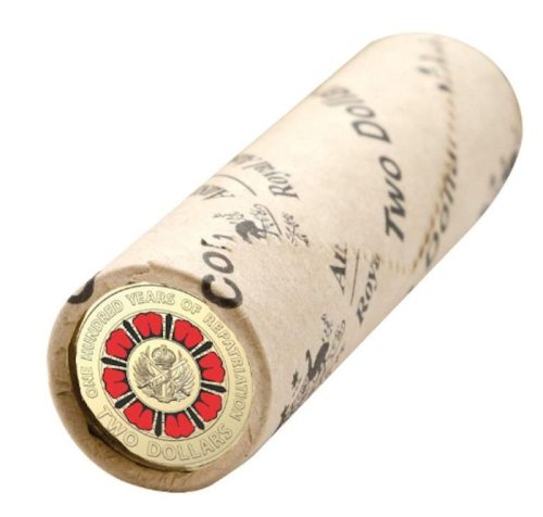 Australia 2019 Repatriation $2 RAM Roll H/T + Storage Tube