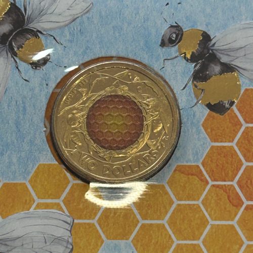Australia 2022 Honey Bee $2 C Mintmark PNC Limited 544/888 by ACBC - Image 3
