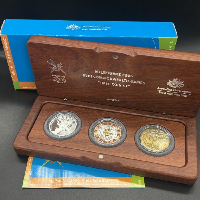 Australia 2006 Melbourne Commonwealth Games Three-Coin Set - Tasmanian ...