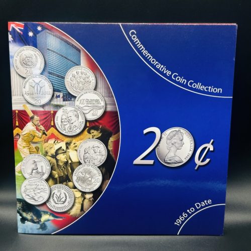 Australia 1966 to Date Commemorative 20c Uncirculated Coin Collection in Folder