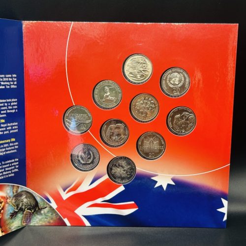 Australia 1966 to Date Commemorative 20c Uncirculated Coin Collection in Folder - Image 2