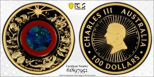 2026 Wonders of Australia The Outback 1oz Gold Proof Opal Coin PCGS PR70DCAM Eq Top Pop #7952