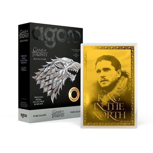 Game of Thrones: House Stark 5g Foil Blind Box Silver & Gold Tiers