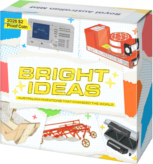 Australia 2026 Bright Ideas $2 AlBr Proof Coin